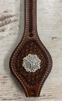 Glitzer Concho white